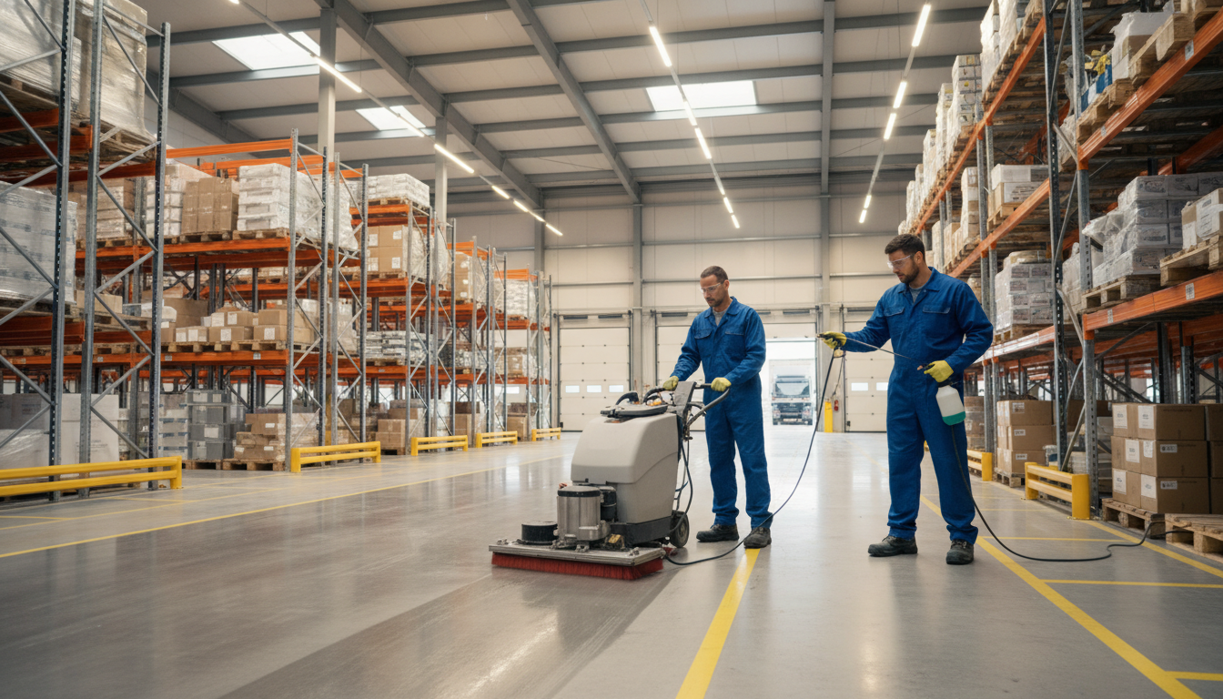 Nettoyage industriel a Cergy — Experts B2B